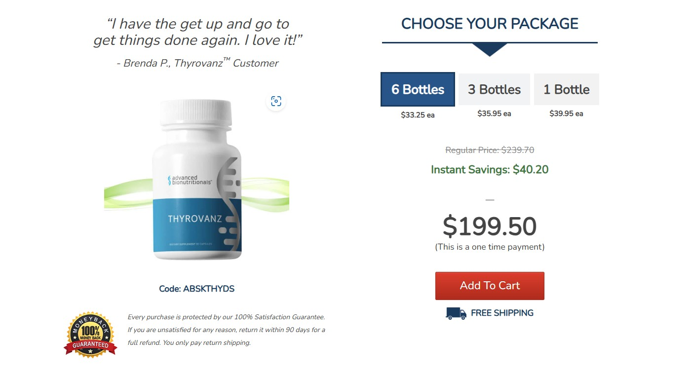 Buy Thyrovanz 1 Bottle